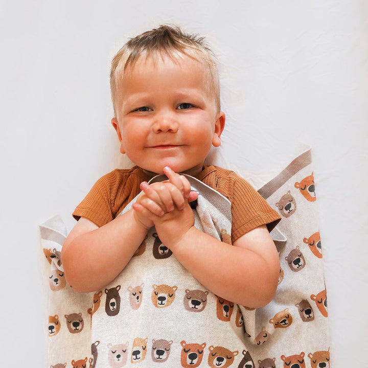 Lucy Darling Little Dreamer Organic Baby Blanket - Little Camper