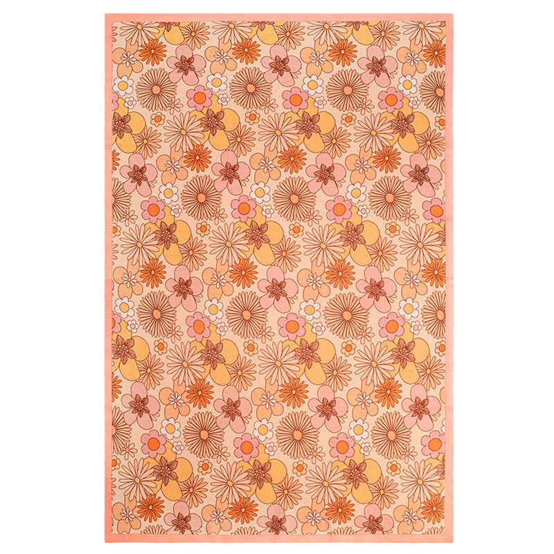 Lucy Darling Little Dreamer Organic Baby Blanket - Flower Child