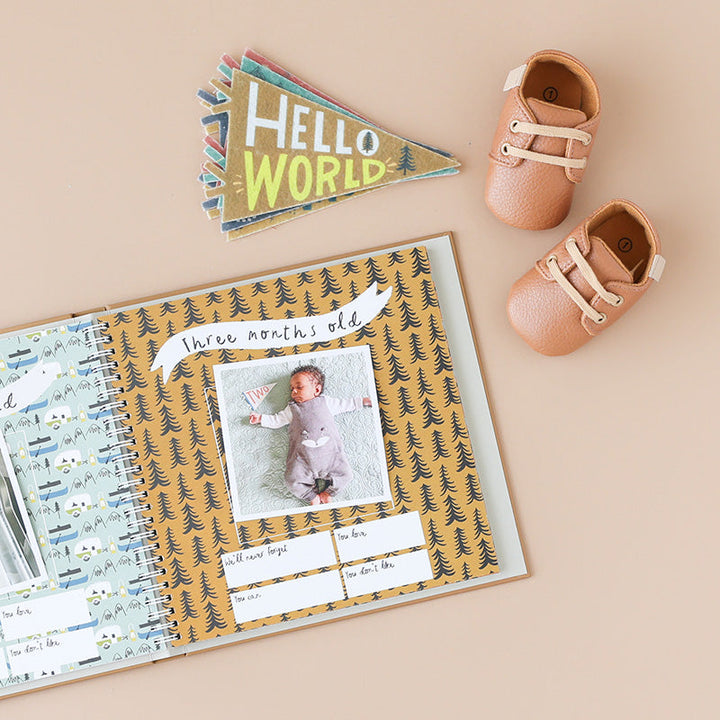 Lucy Darling Little Camper Memory Baby Book