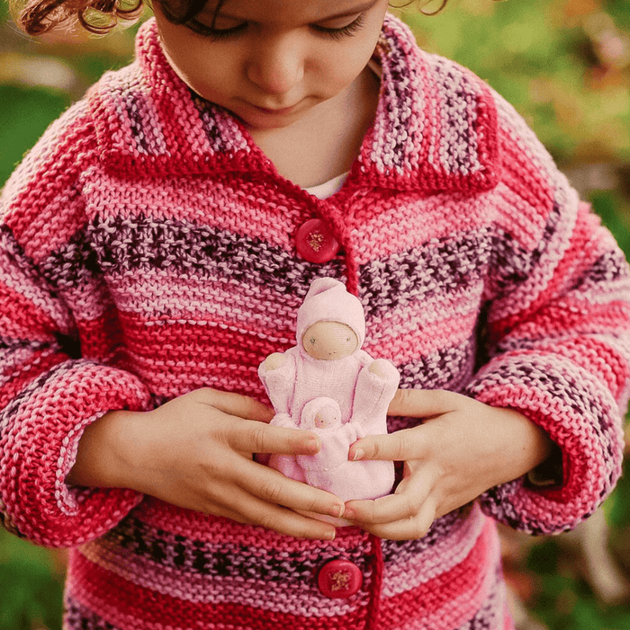 Fairyshadow Pocket Mama Waldorf Doll, Pastel Colors