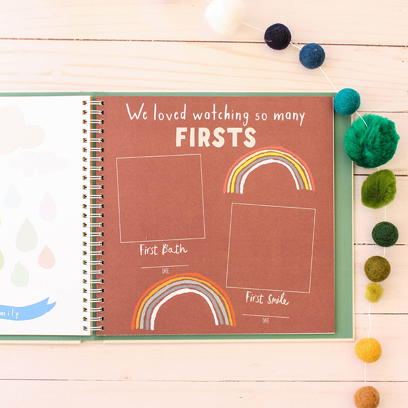 Lucy Darling Little Rainbow Memory Baby Book