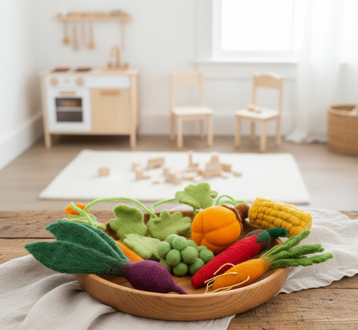 Mini Felt Vegetable Boxed Set