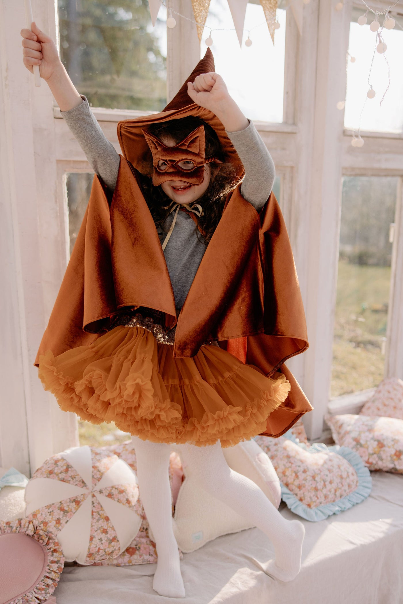 “Little Ginger Riding Hood” Magic Cape