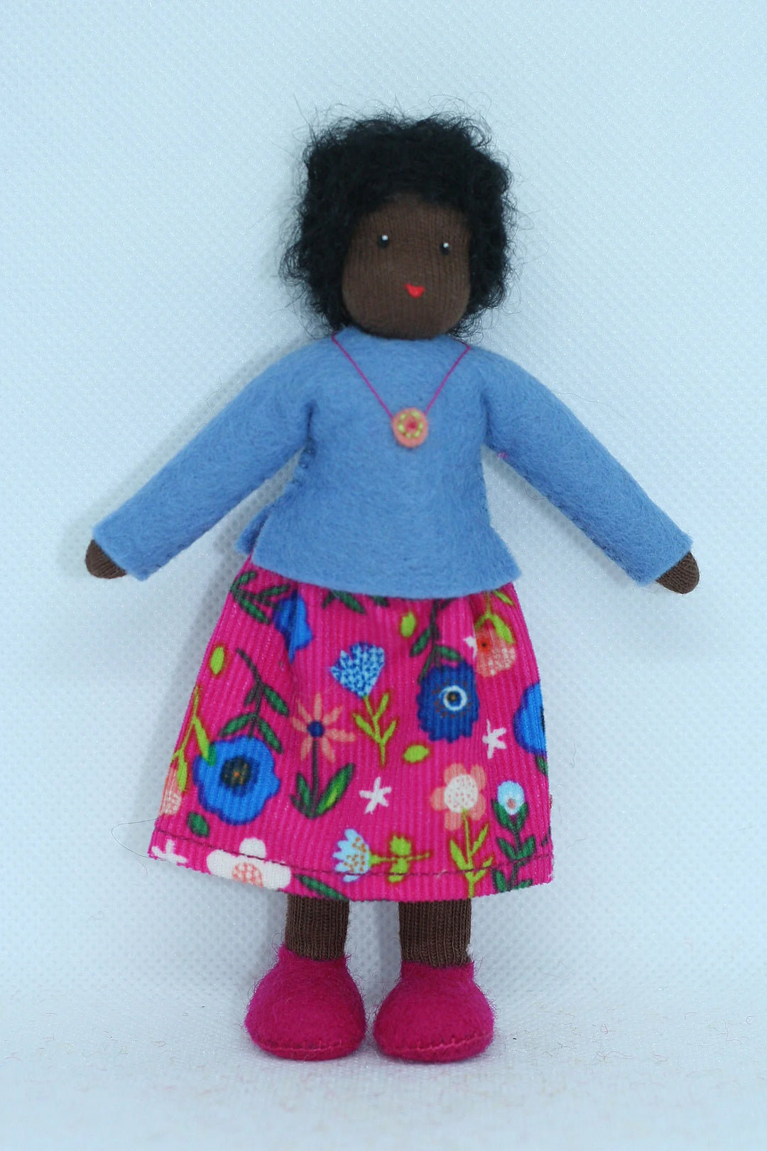 Mother Doll Dark Skin Black Hair My Toy Wagon