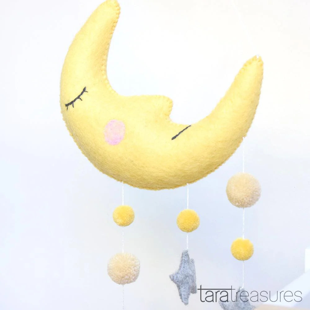 Sale Nursery Cot Mobile, Sleeping Moon