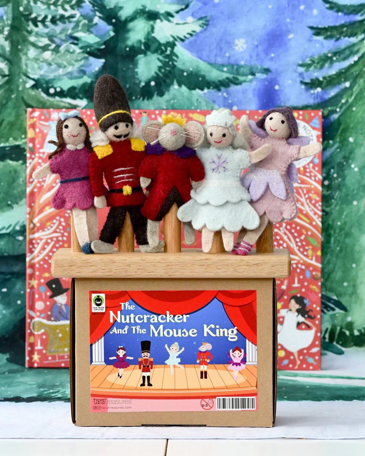 Pre-Order Nutcracker and the Mouse King Finger Puppet Set (Ships in mid-November)