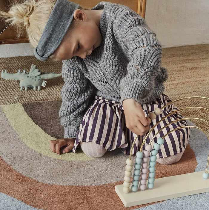 OYOY Rainbow Abacus, Pastel
