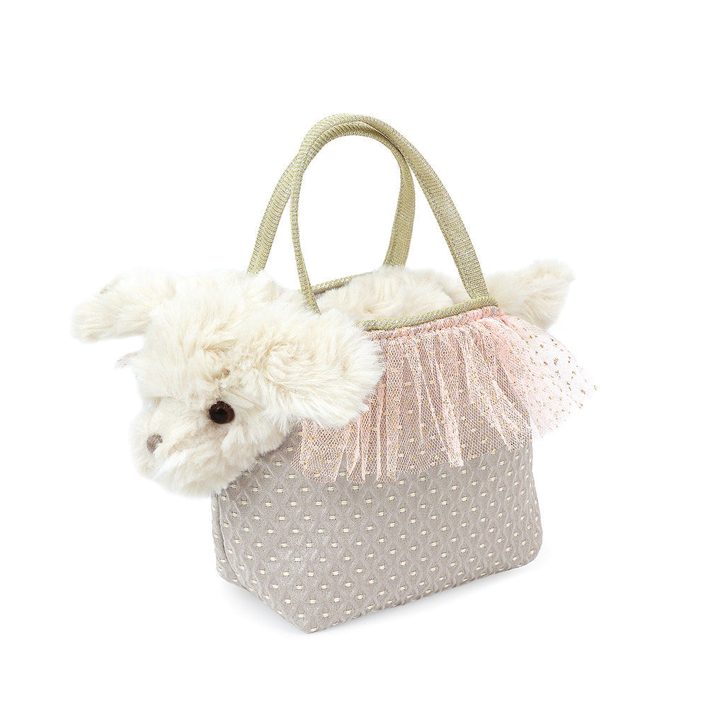 Sugar Maltese Puppy Plush Toy and Purse Set
