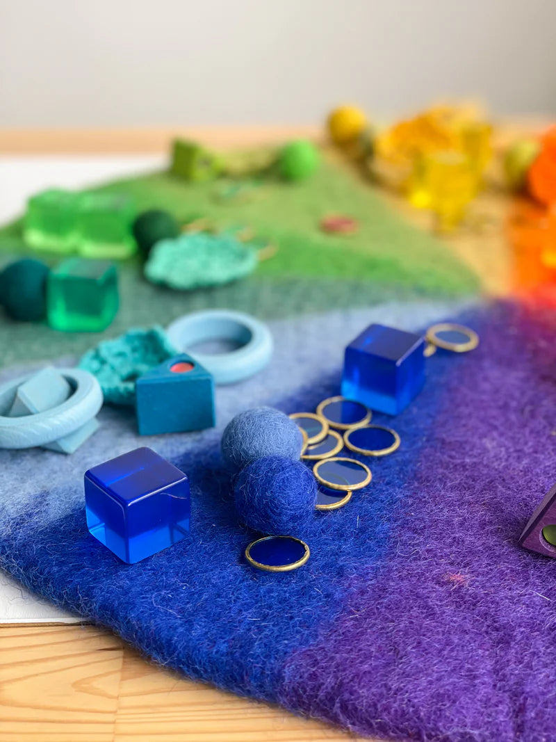 Papoose Goethe Color Wheel Felt Play Mat