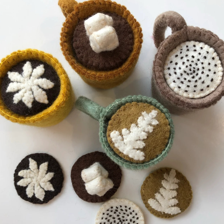 Papoose Hot Drinks Set, Set of 16 Pieces