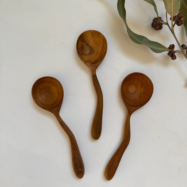 Papoose Teak Moon Spoon
