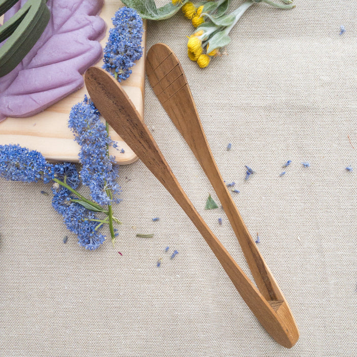 Papoose Wooden Tongs