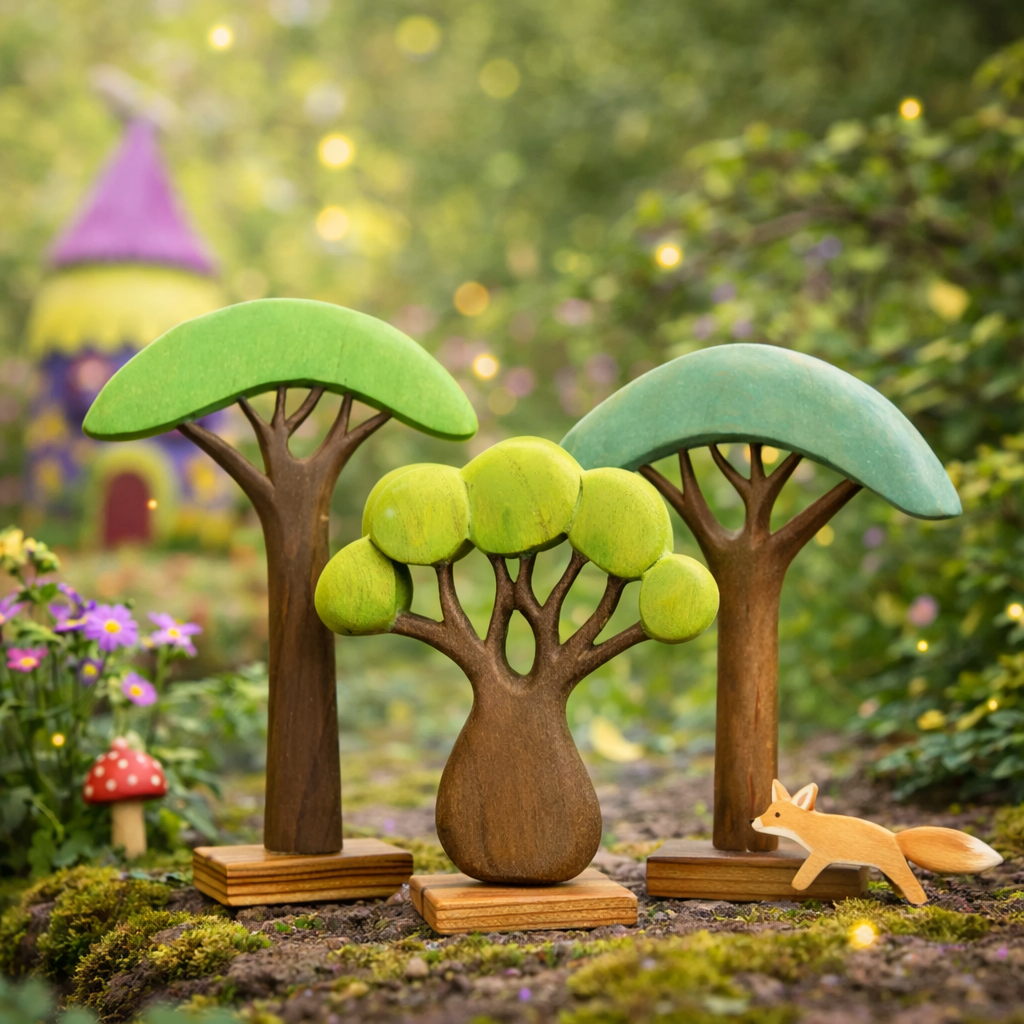 Papoose African Trees, Set of 3