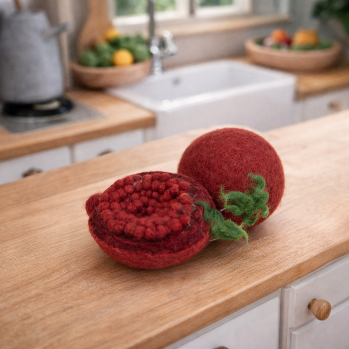 Papoose Felt Fruit Pomegranate