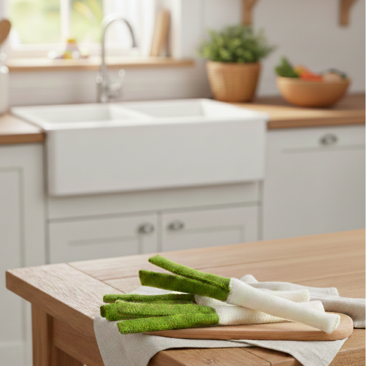 Papoose Felt Vegetable Leek, Set of 3