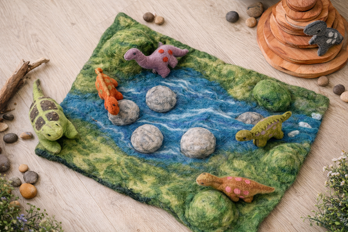 Papoose Landscape Caves Felt Mat