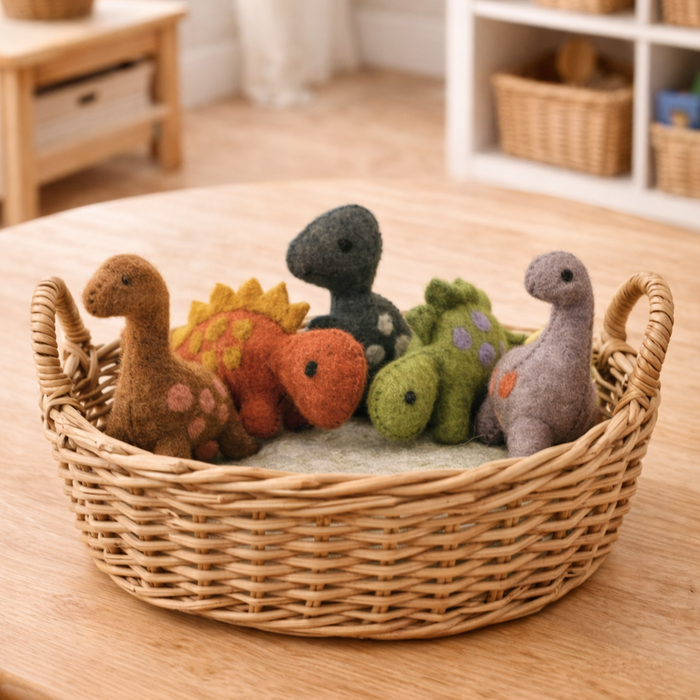 Papoose Natural Dinosaurs, Set of 5