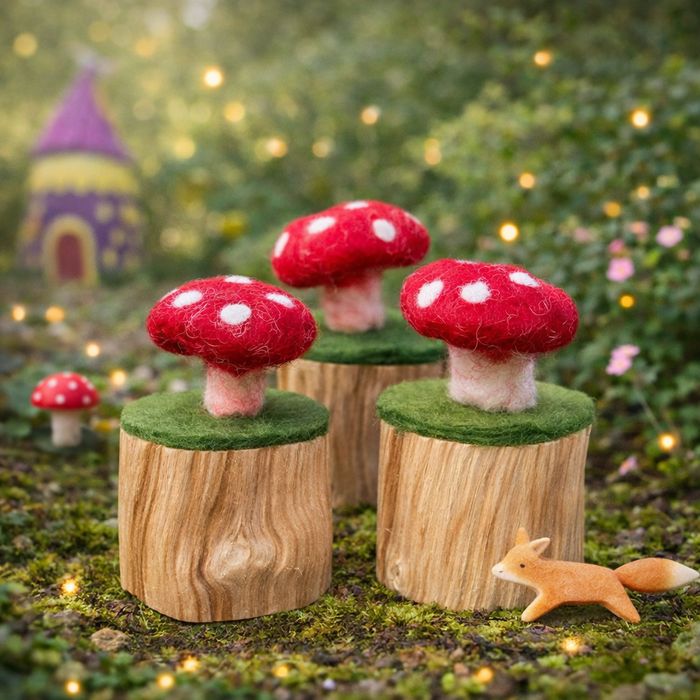Papoose Small World Toadstool Trunk