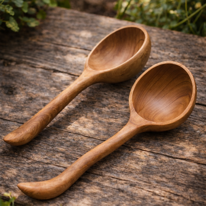 Papoose Teak Scoop Spoon