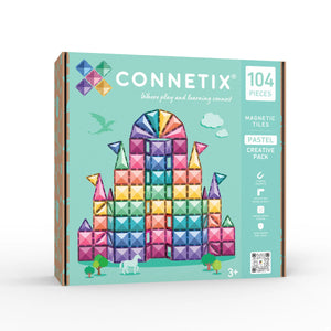 Connetix Pastel Creative Pack 104 pieces, box front