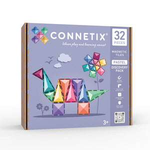 Connetix Pastel Discovery Pack 32 pieces, box front