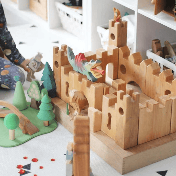 Bauspiel Castle Set, 16 pcs – My Toy Wagon