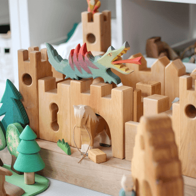 Pre-Order Bauspiel Castle Set, 16 pcs