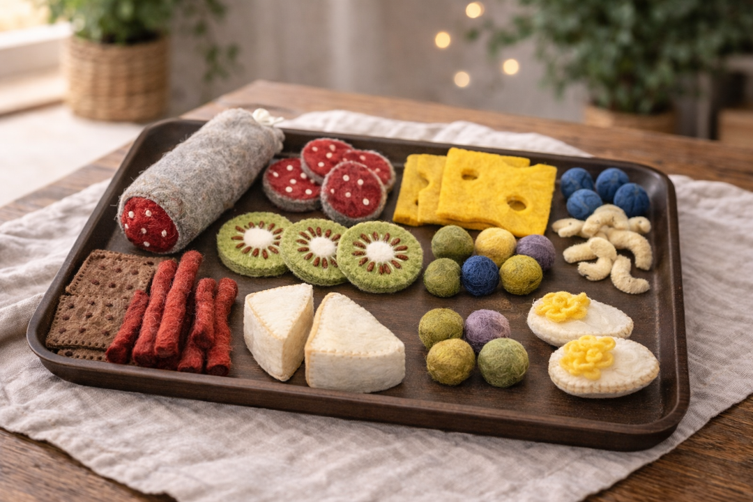 Mixed Charcuterie with Board, Set of 39 Pieces