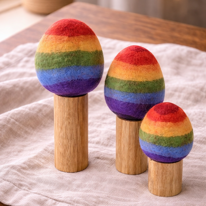Papoose Rainbow Trees, 3 pcs