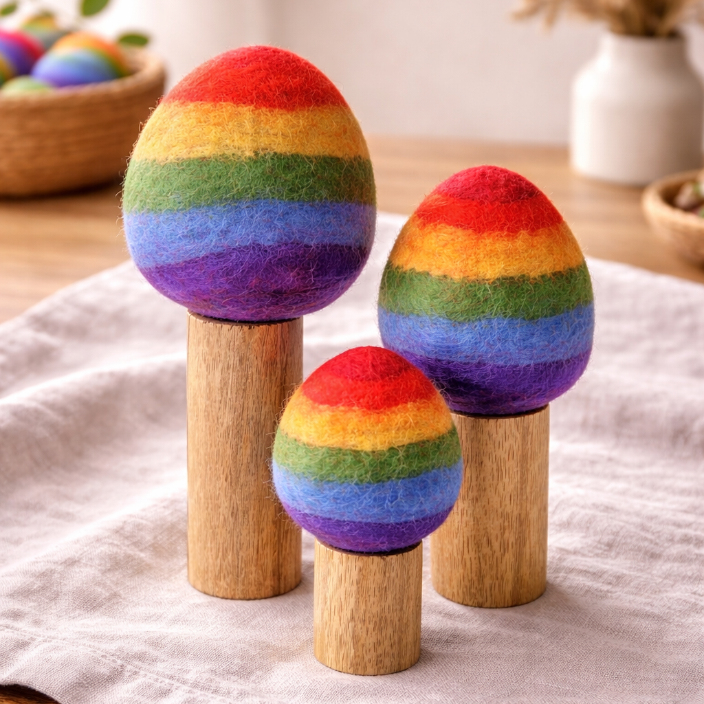Papoose Rainbow Trees, 3 pcs