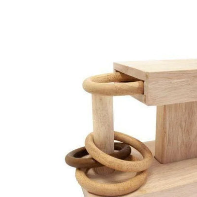 Sale Q Toys Montessori Wooden Ring Slide