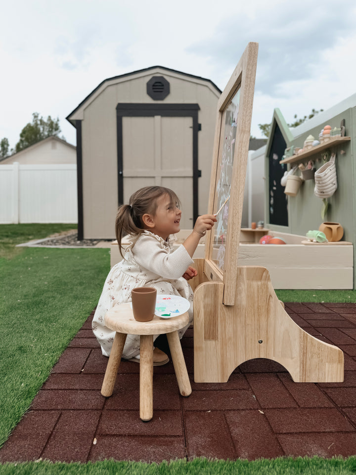 Q Toys Toddler Wooden Perspex Easel Seconds