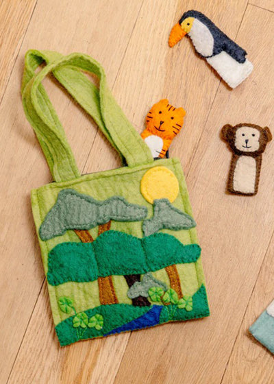 Rainforest Puppet Bag