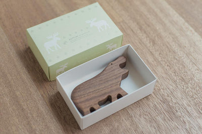 Eguchi Toys Wooden Hippo Rattle