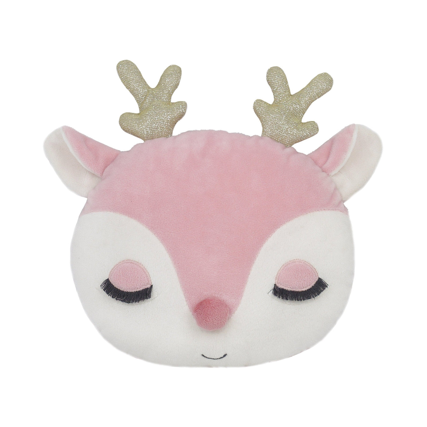 Reindeer Accent Pillow - Pink