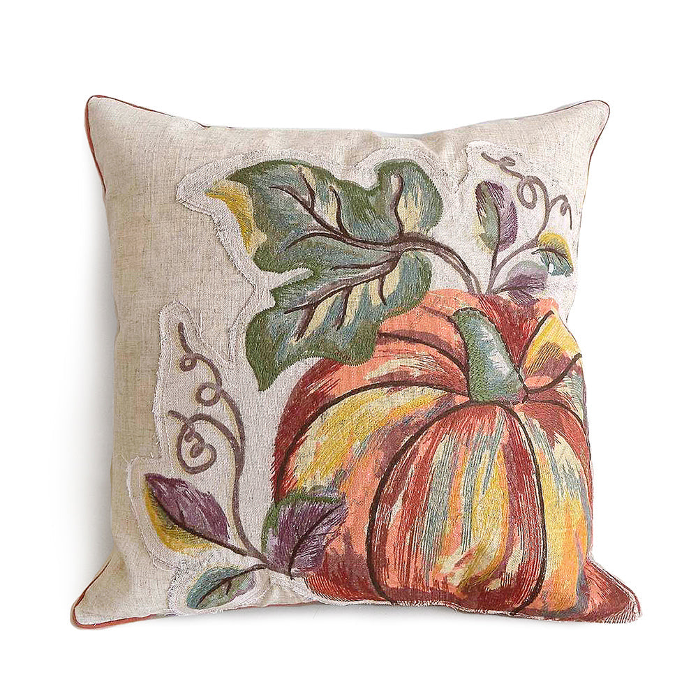WATERCOLOR PUMPKIN PILLOW