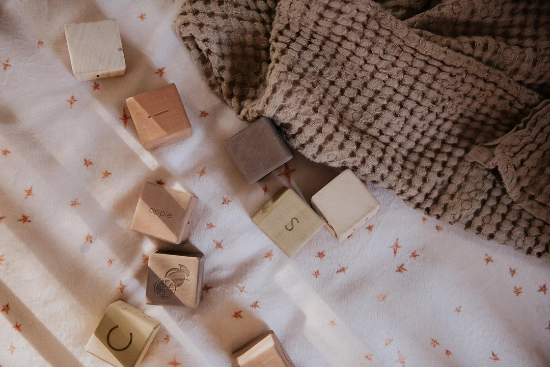Sabo Concept Alphabet Blocks, Olive