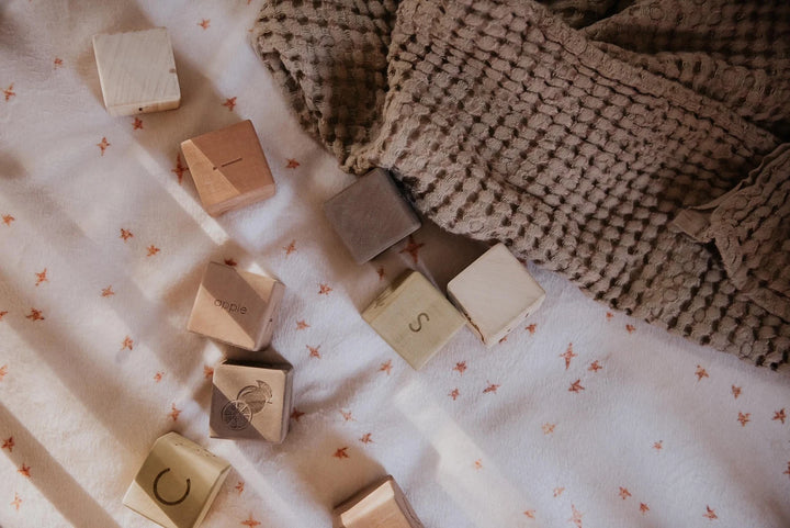 Sabo Concept Alphabet Blocks, Olive