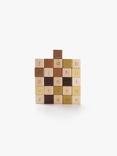 Pre-Order Sabo Concept Alphabet Blocks, Olive
