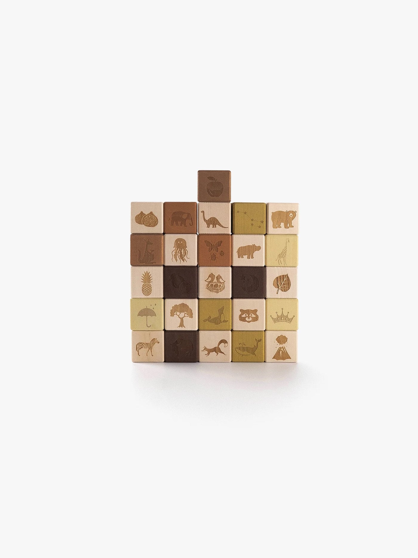 Pre-Order Sabo Concept Alphabet Blocks, Olive