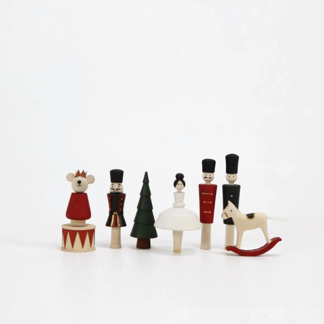Pre-Order Sabo Concept Wooden Nutcracker Figurines