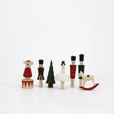 Pre-Order Sabo Concept Wooden Nutcracker Figurines