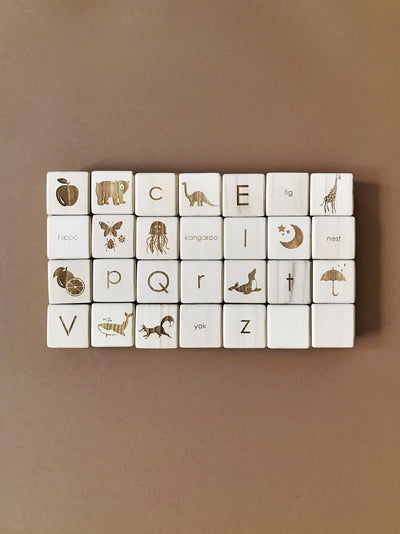 Pre-Order Sabo Concept Alphabet Blocks, Natural