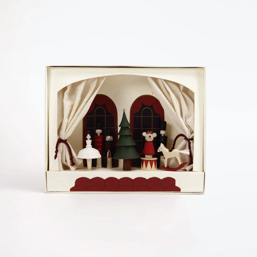 Sabo Concept The Nutcracker Play Theater and Magnetic Figurine Set