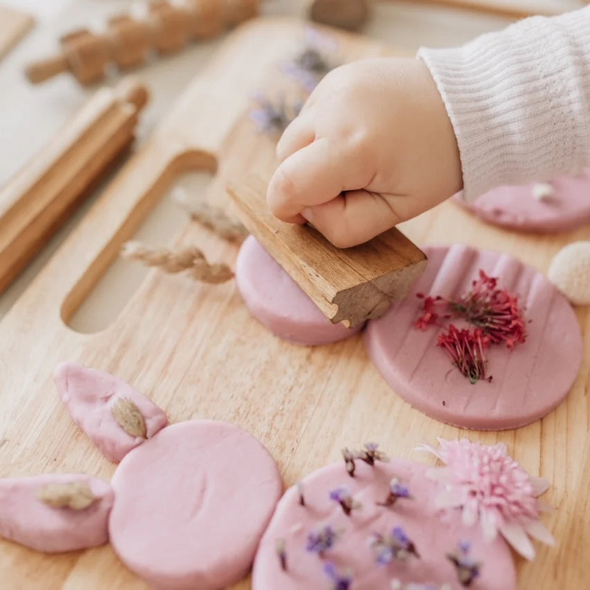 Q Toys Wooden Play Dough Set