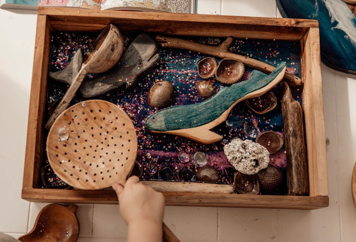 Papoose Teak Slotted Spoon