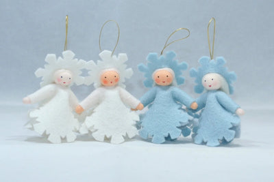 Pre-Order Snowflake Fairy, Blue Dress | Fair Skin Tone (Ships in November)