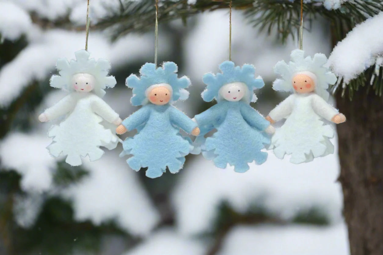 Pre-Order Snowflake Fairy, Blue Dress | Light Skin Tone (Ships in November)