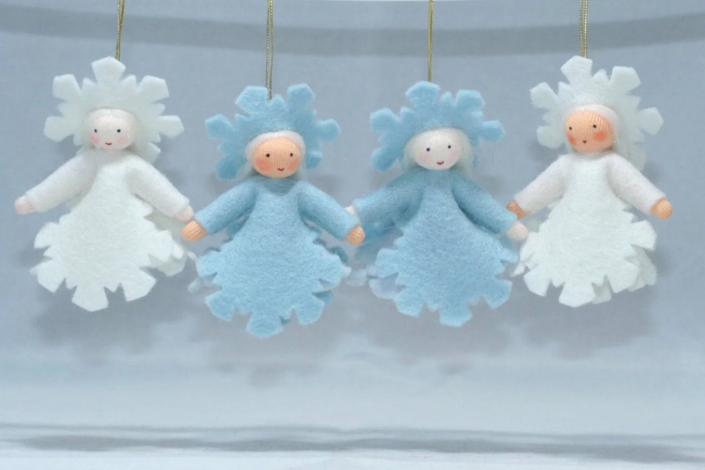 Pre-Order Snowflake Fairy, Blue Dress | Fair Skin Tone (Ships in November)