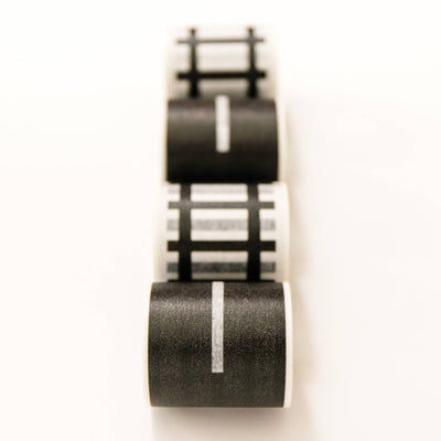 Roadway tape 4-rolls: "He can play with his cars anywhere!"